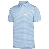 Men's Vineyard Vines Heather Blue 151st Kentucky Derby Winstead Striped Polo