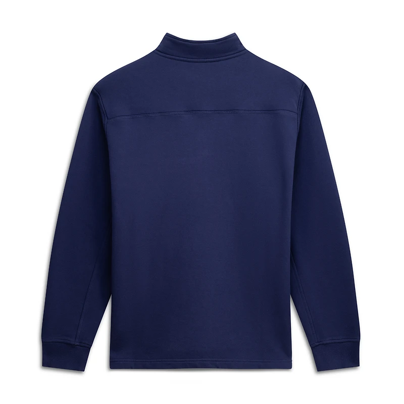 Men's Vineyard Vines Navy 152nd Kentucky Derby Surf Terry Quarter-Zip Shep Shirt