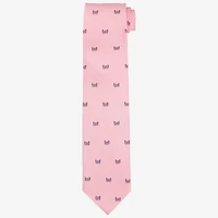 Cravate en soie imprimée seersucker rose Kentucky Derby pour homme, Vineyard Vines