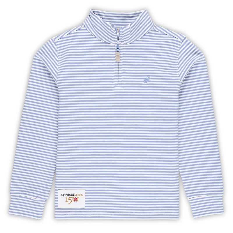 Sweat-shirt à demi-zip Kentucky Derby 150 Hayword bleu/blanc préscolaire