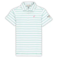 Polo blanc Kentucky Derby 150 Prim and Proper pour enfants d'âge préscolaire