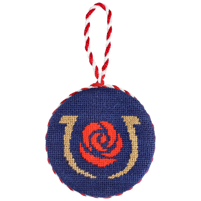 Smathers & Branson  Kentucky Derby Needlepoint Ornament