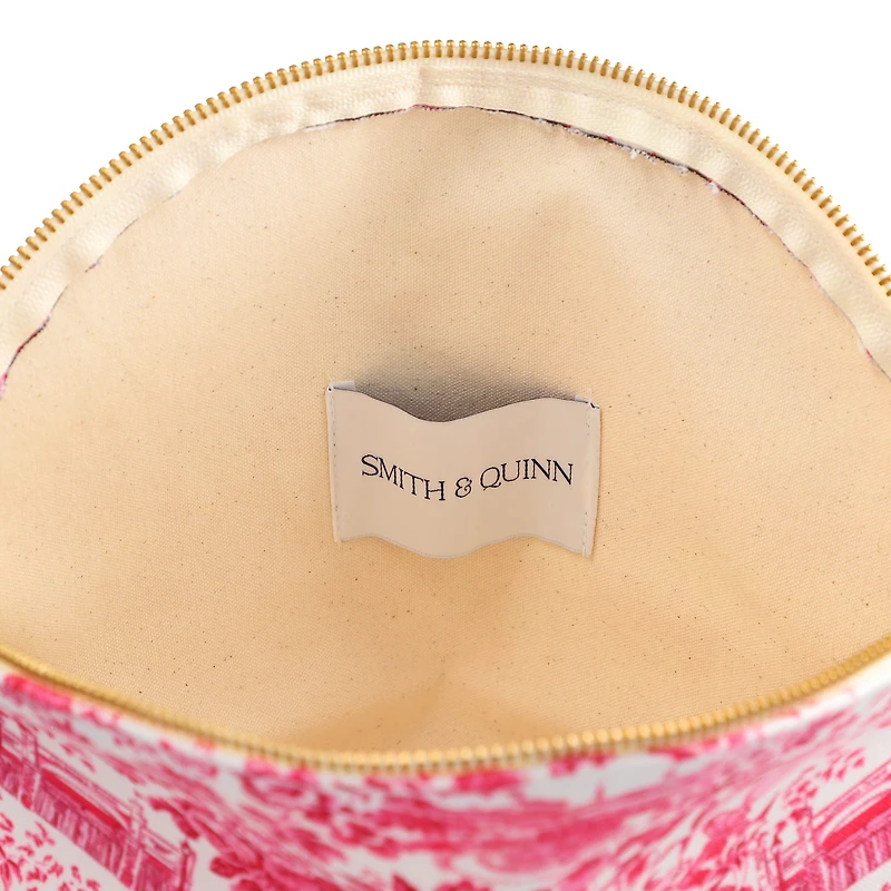 Smith & Quinn White Kentucky Derby Travel Pouch
