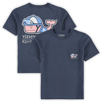 T-shirt baleine jockey bleu marine pour tout-petits Vineyard Vines 151e Kentucky Derby