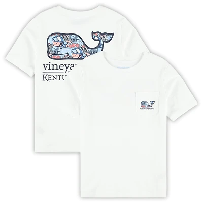 T-shirt autocollant baleine pour tout-petits Vineyard Vines White 151st Kentucky Derby