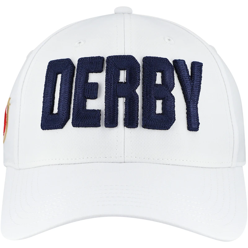 Unisex Ahead White Kentucky Derby Stratus Adjustable Hat