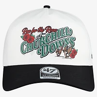 Unisex Barstool Golf x '47 White Kentucky Derby Run For The Roses Churchill Downs Hitch Adjustable Hat
