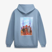 Unisex  Blue 152nd Kentucky Derby Art of the Poster Fleece Hoodie