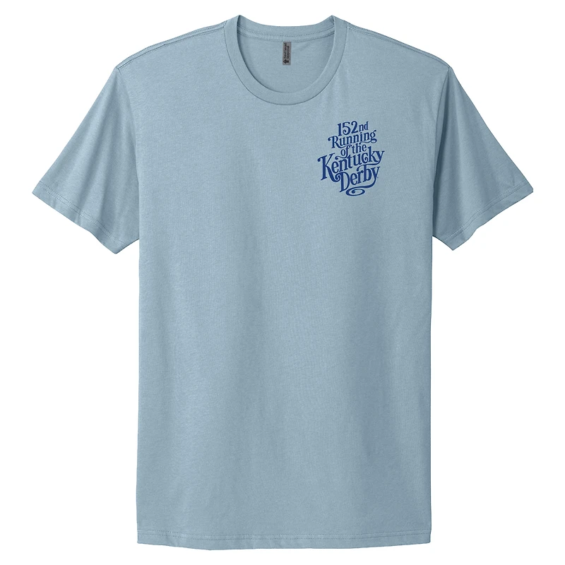 Unisex Blue 152nd Kentucky Derby Art of the Poster T-Shirt