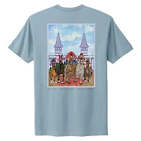 Unisex Blue 152nd Kentucky Derby Art of the Poster T-Shirt