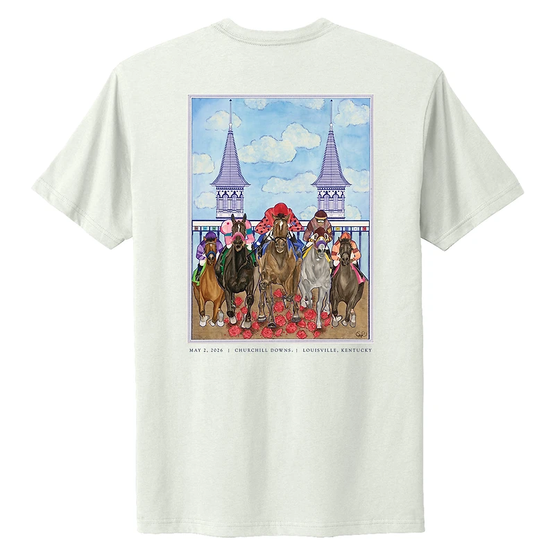 Unisex Bone 152nd Kentucky Derby Art of the Poster T-Shirt