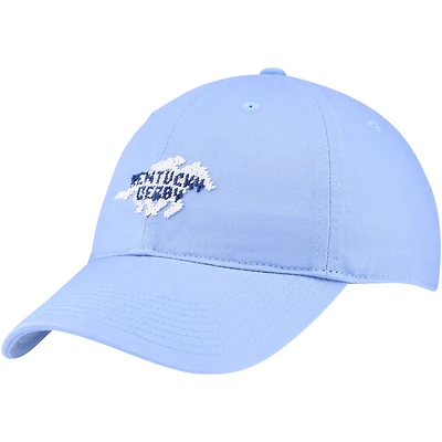 Unisex Smathers & Branson Light Blue Kentucky Derby Horse Silhouette Adjustable Hat