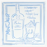 Vineyard Vines  152nd Kentucky Derby Mint Julep Recipe Pocket Square