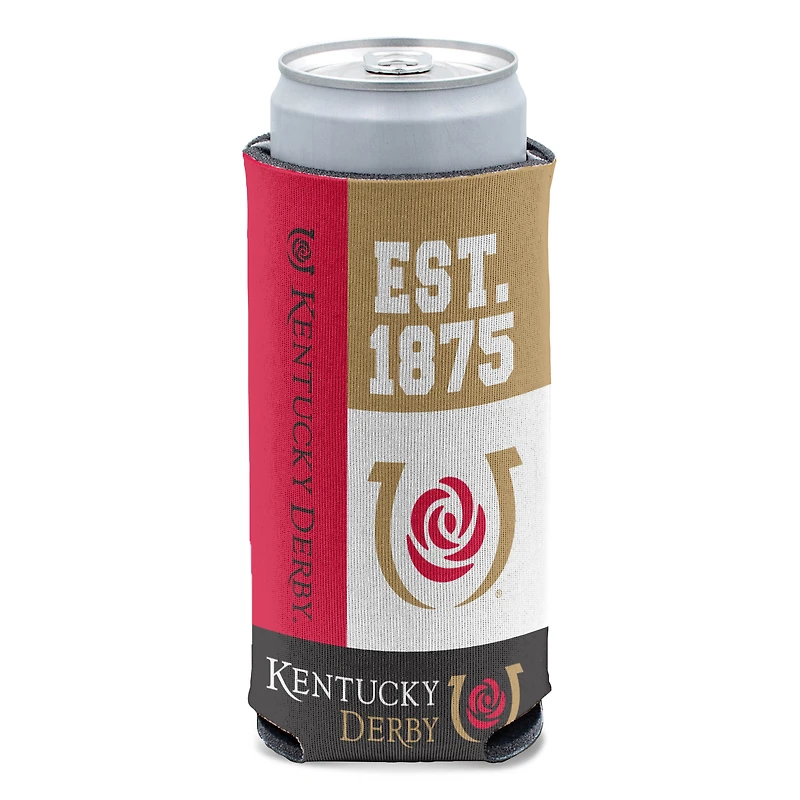 WinCraft Kentucky Derby Logo 12 oz. Refroidisseur de canette mince
