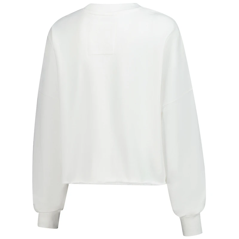 Sweat-shirt court blanc à écusson Kentucky Derby pour femme Gameday Social