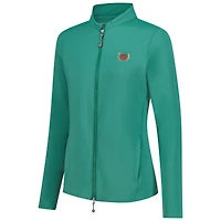 Veste zippée complète Katy pour femme Peter Millar Green Kentucky Derby