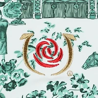 Pull à fermeture éclair quart de tour Ava Kentucky Derby blanc/vert pour femme Smith & Quinn