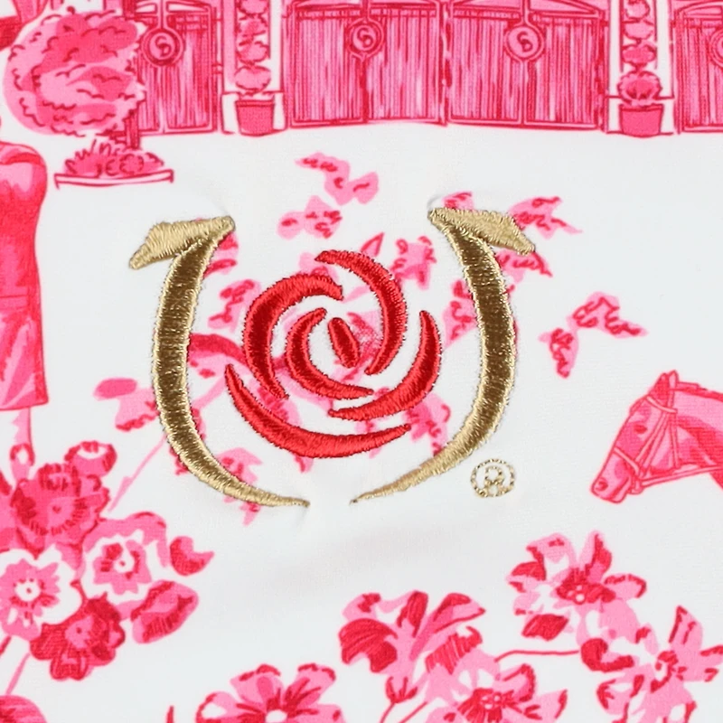 Women's Smith & Quinn  White Kentucky Derby Alice Sleeveless Polo