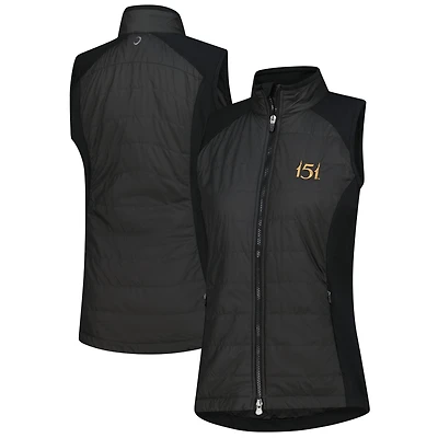Gilet zippé Tess noir pour femme, motif 151e Kentucky Derby, zéro restriction