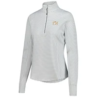 Women's Zero Restriction  White 151st Kentucky Derby Renae Quarter-Zip Pullover