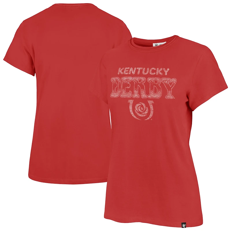 T-shirt Frankie rouge Kentucky Derby 47 pour femme