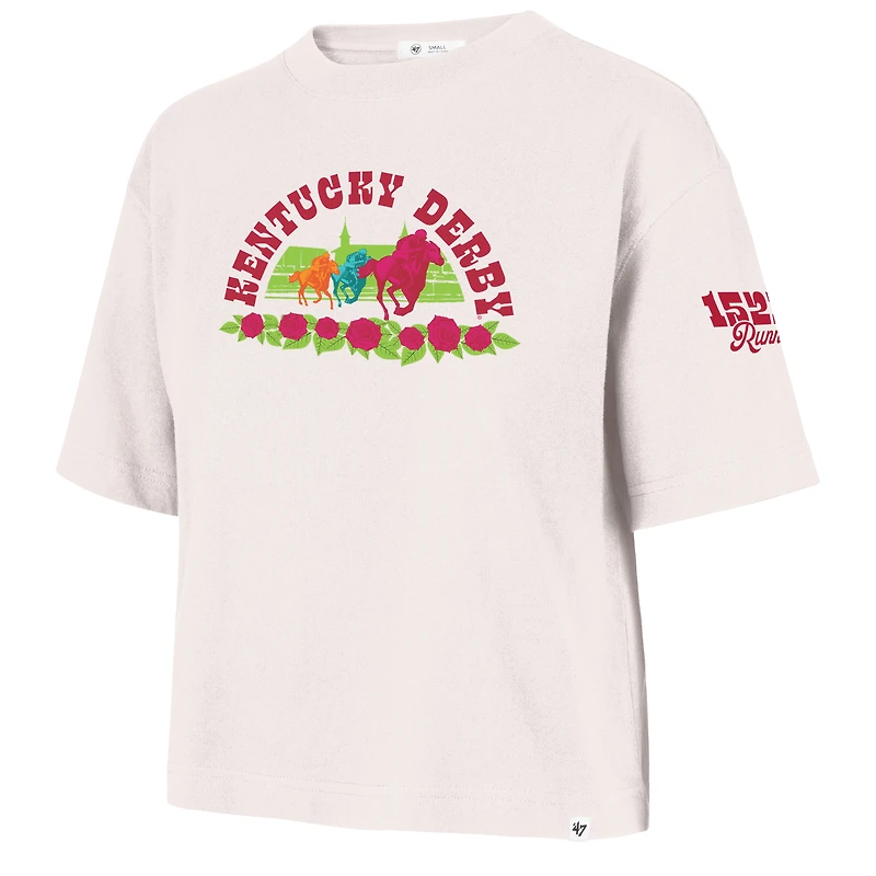 T-shirt blanc pour femmes « 47 » 152e Kentucky Derby Reed City