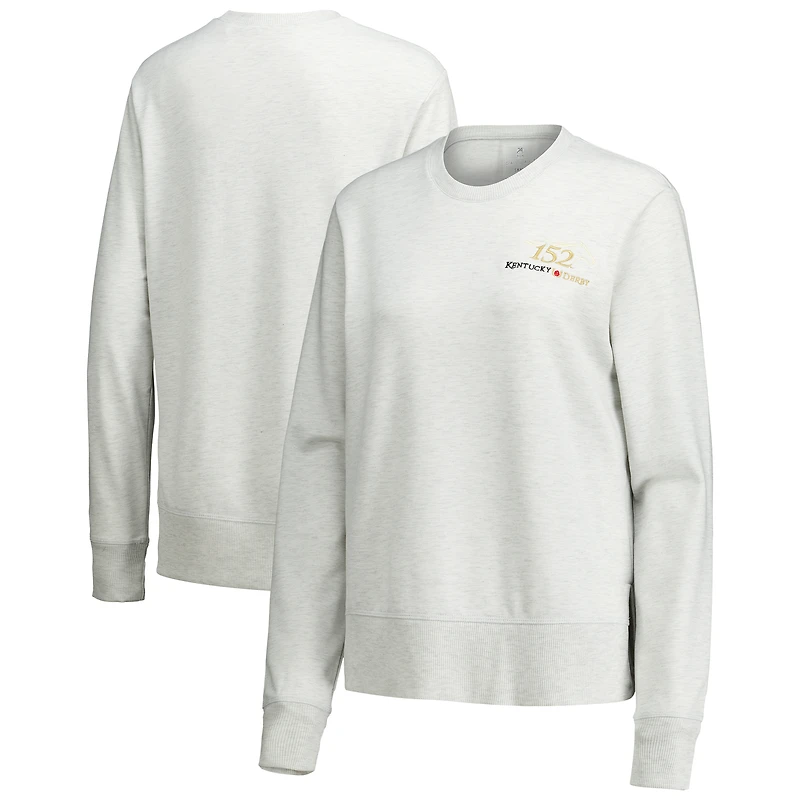 Pull-over The Sue Tri-Blend pour femme, gris, édition spéciale 152e Kentucky Derby, de la marque Ahead.