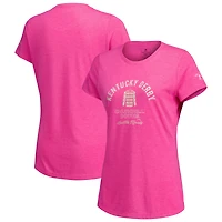 Women's Ahead Pink 152nd Kentucky Derby Churchill Downs Danby Jockey Silks Tri-Blend T-Shirt