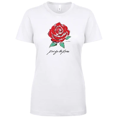 Women's Dye Hard Supply 151st Kentucky Derby Painted Rose Fitted Ideal T-Shirt