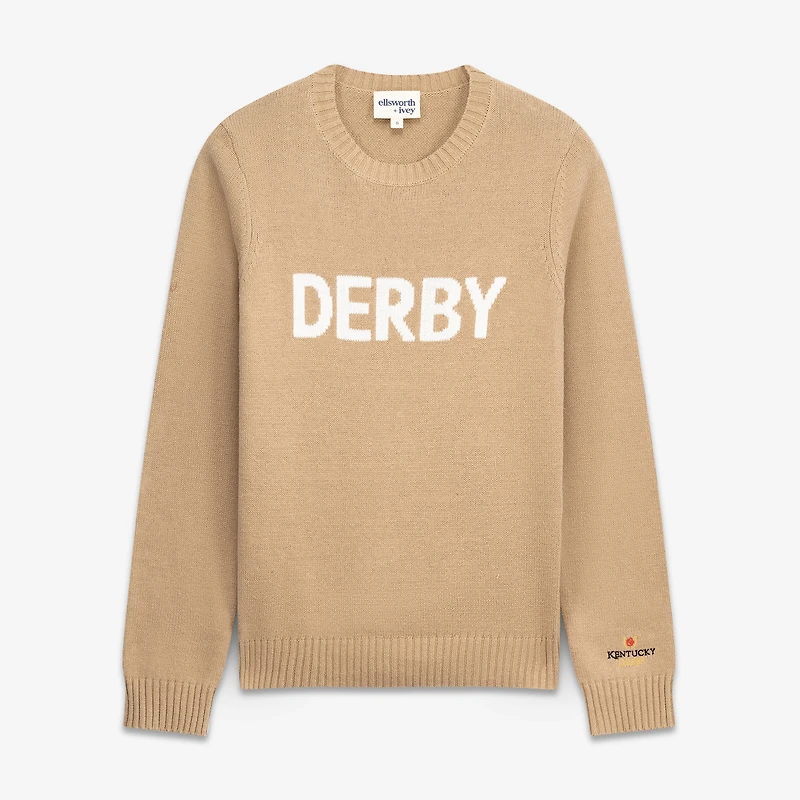 Women's Ellsworth & Ivey Brown Kentucky Derby Classic Sweater