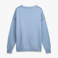 Pull oversize Riley bleu clair pour femme, Ellsworth & Ivey, édition spéciale Kentucky Derby