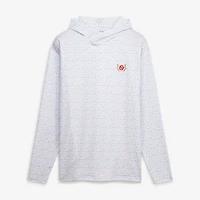 Sweat à capuche Peter Millar blanc pour femme, style Kentucky Derby
