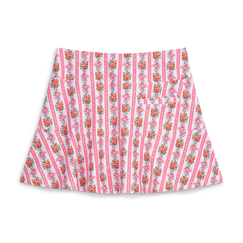 Jupe-short Molly à rayures roses Kentucky Derby pour femme de Smith & Quinn