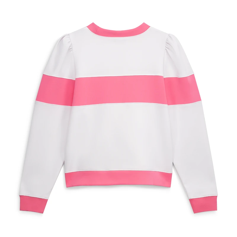 Sweat-shirt à col rond Peggy blanc Kentucky Derby pour femme de Smith & Quinn