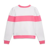 Sweat-shirt à col rond Peggy blanc Kentucky Derby pour femme de Smith & Quinn