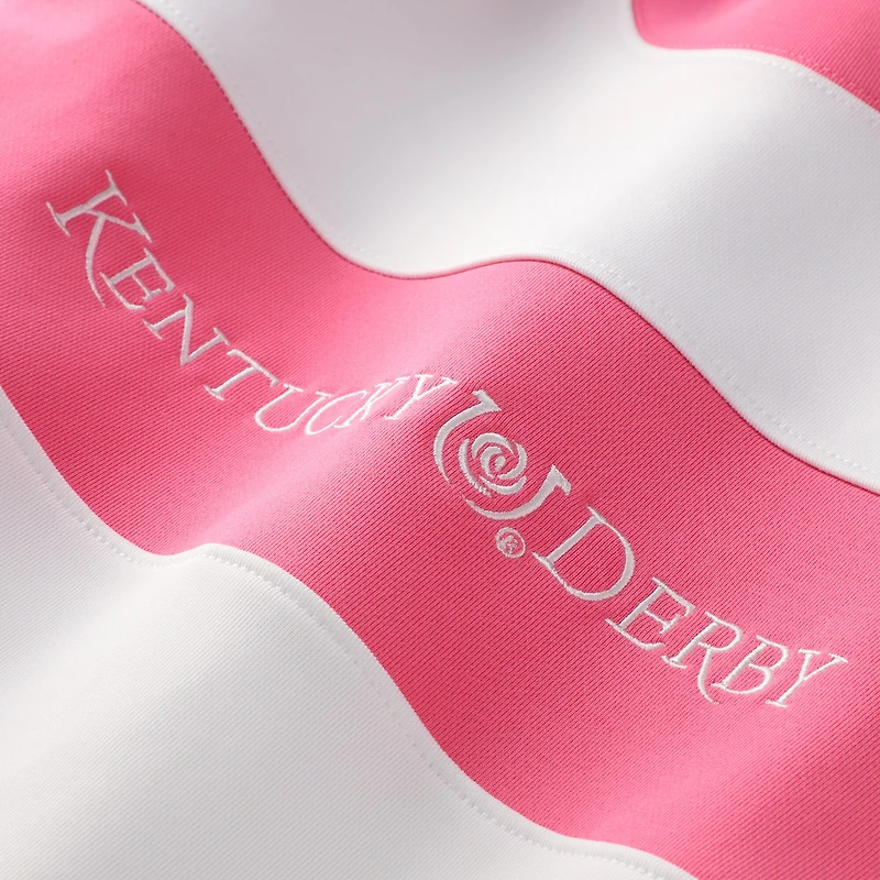 Sweat-shirt à col rond Peggy blanc Kentucky Derby pour femme de Smith & Quinn