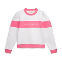 Women's Smith & Quinn  White Kentucky Derby Peggy Crewneck Sweatshirt