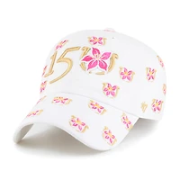 Casquette ajustable Clean Up '47 White Kentucky Oaks pour femmes avec imprimé intégral
