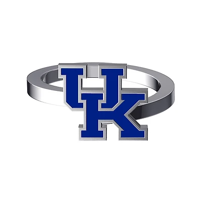 Dayna Designs Kentucky Wildcats Bypass Bague en argent émaillé
