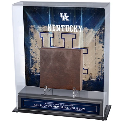 Fanatics Authentic Kentucky Wildcats Memorial Coliseum Sublimated Display Case with Image and a Piece of Memorial Coliseum Stadium Seat