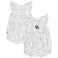 Body à volants et carreaux vichy Cara pour fille, gris, motif Wildcats du Kentucky
