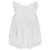 Body à volants et carreaux vichy Cara pour fille, gris, motif Wildcats du Kentucky