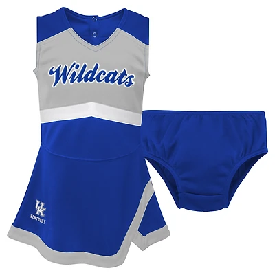 Girls Toddler Royal Kentucky Wildcats Cheer Captain Dress & Bloomers Two-Piece Set