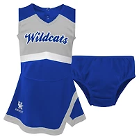 Girls Toddler Royal Kentucky Wildcats Cheer Captain Dress & Bloomers Two-Piece Set