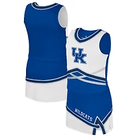 Girls Youth Colosseum Royal Kentucky Wildcats Lollipop Park Cheer Two-Piece Set