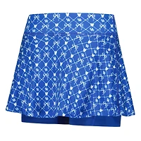 Girls Youth ZooZatz Royal Kentucky Wildcats All-Over Print Bow Team Logo Skort