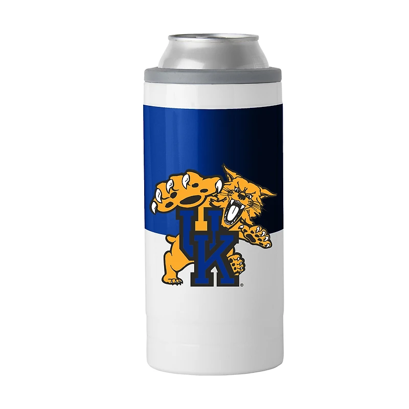 Refroidisseur de canettes minces Kentucky Wildcats 12 oz Colorblock
