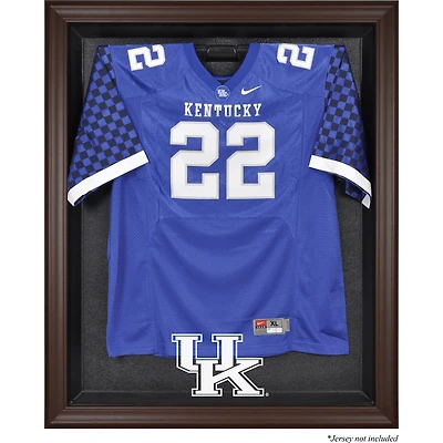 Kentucky Wildcats Brown Framed Logo Jersey Display Case