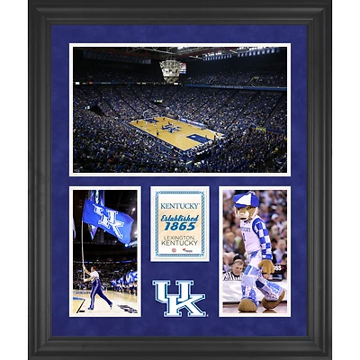 Collage encadré 20" x 24" (51 x 61 cm) représentant les Kentucky Wildcats au Commonwealth Stadium (3 ouvertures)