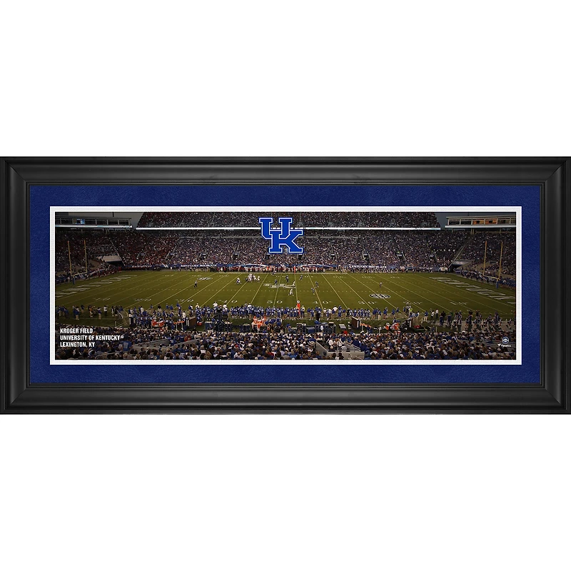 Kentucky Wildcats Framed 10" x 30" Kroger Filed Panoramic Photograph